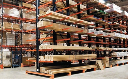 Cantilever Rack for Selma warehouses
