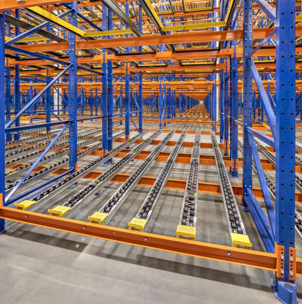 Pallet Flow Rack for Selma warehouses